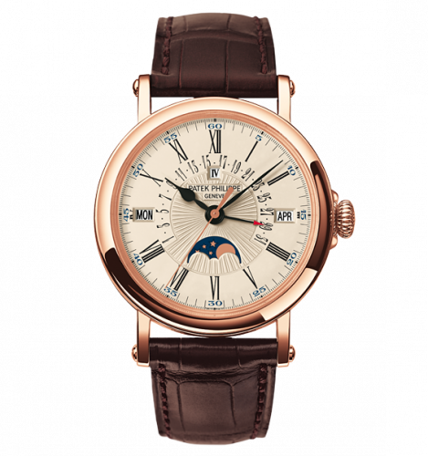 Patek Philippe Perpetual Calendar 5159 Rose Gold / Silver 5159R-001