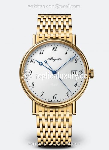Breguet Classique 5177 Yellow Gold / White / Bracelet 5177BA/29/AV0