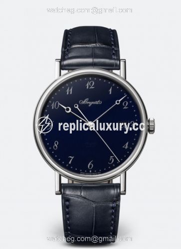 Breguet Classique 5177 White Gold / Blue Enamel 5177BB/2Y/9V6