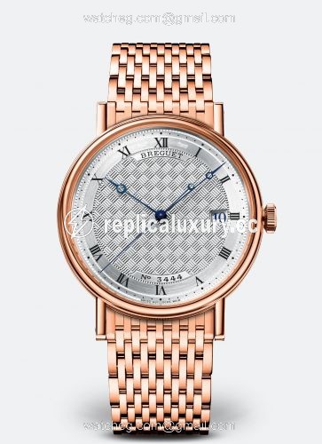 Breguet Classique 5177 Rose Gold / Silver / Bracelet 5177BR/12/RV0