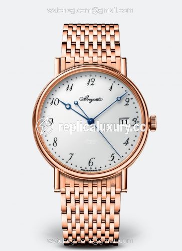 Breguet Classique 5177 Rose Gold / White / Bracelet 5177BR/29/RV0