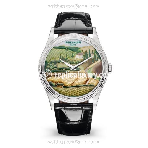 Patek Philippe Calatrava 5177G Italian Scenes / Tuscany 5177G-001