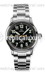 Omega Dynamic III Date Stainless Steel / Black / Bracelet / Japan 5202.51.00