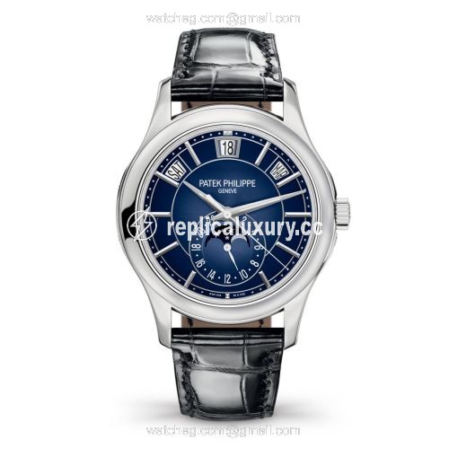 Patek Philippe Annual Calendar 5205 White Gold / Blue 5205G-013