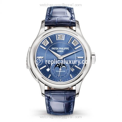 Patek Philippe Tourbillon Minute Repeater Perpetual Calendar 5207 White Gold / Blue 5207G-001