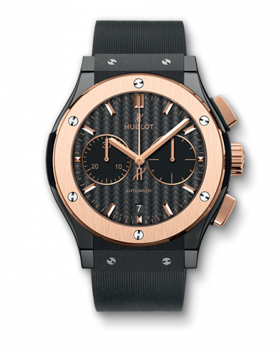Hublot Classic Fusion 45 Chronograph King Gold / Black Ceramic / Black 521.CO.1781.RX