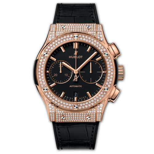 Hublot Classic Fusion 45 Chronograph King Gold / Pave 521.OX.1181.LR.1704