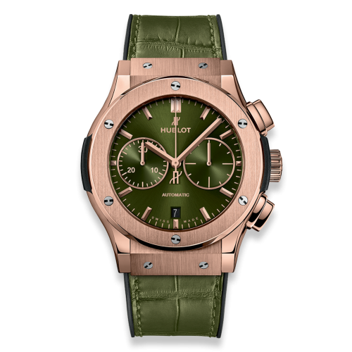Hublot Classic Fusion 45 Chronograph King Gold / Green 521.OX.8980.LR