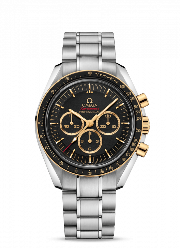 Omega Speedmaster Professional Moonwatch Stainless Steel / Yellow Gold / Black / Tokyo Olympics 522.20.42.30.01.001