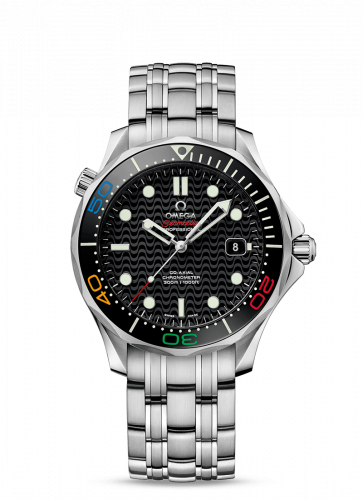 Omega Seamaster Diver 300M Co-Axial 41.5 Stainless Steel / Black / Bracelet / Olympic Collection Rio 522.30.41.20.01.001