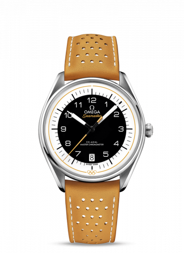 Omega Seamaster Master Co-Axial 39.5 Olympic Timekeeper Stainless Steel / Black / Yellow 522.32.40.20.01.002