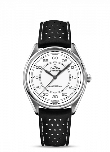 Omega Seamaster Master Co-Axial 39.5 Olympic Timekeeper Stainless Steel / White / Black 522.32.40.20.04.003