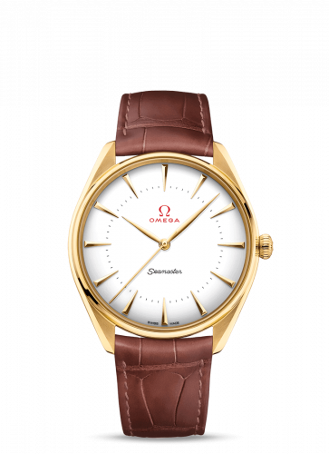 Omega Seamaster Master Co-Axial 39.5 Olympic Games Gold Yellow Gold / Enamel / Alligator 522.53.40.20.04.001