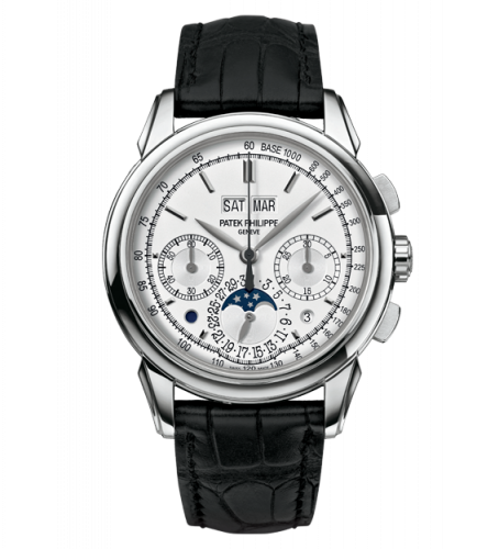 Patek Philippe Perpetual Calendar Chronograph 5270 White Gold / Tachymeter Double Chin 5270G-013