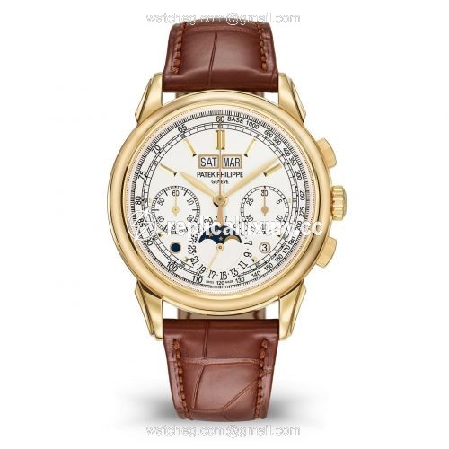 Patek Philippe Perpetual Calendar Chronograph 5270 Yellow Gold / Silver 5270J-001