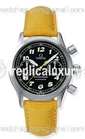Omega Dynamic III Chronograph Stainless Steel / Black / Yellow Coramide 5290.50.40