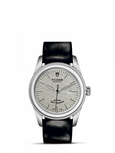 Tudor Glamour Date 31 Stainless Steel / Jacquard Silver / Strap M53000-0015