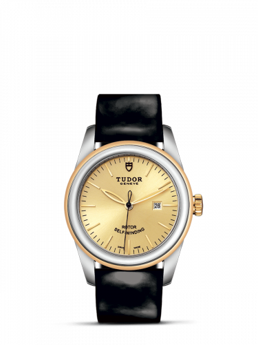 Tudor Glamour Date 31 Stainless Steel / Yellow Gold / Champagne / Strap M53003-0047