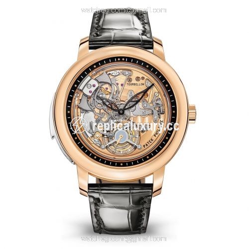 Patek Philippe Tourbillon Minute Repeater 5303R Rose Gold / Skeleton 5303R-001