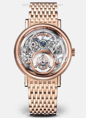 Breguet Tourbillon Messidor Rose Gold / Bracelet 5335BR/42/RW0