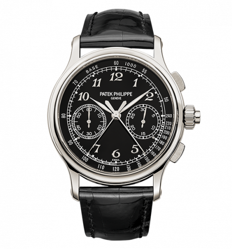 Patek Philippe Split-Seconds Chronograph 5370 Platinum / Black 5370P-001