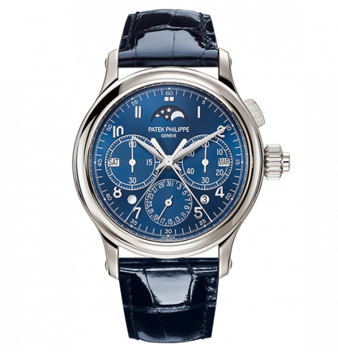 Patek Philippe Perpetual Calendar Split-Seconds Chronograph 5372 Platinum / Blue 5372P-001