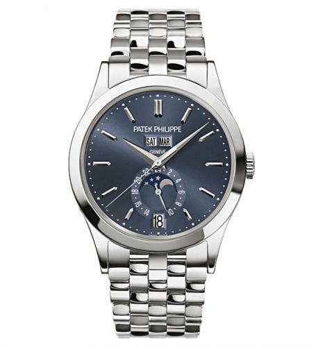 Patek Philippe Annual Calendar 5396 White Gold Blue Bracelet 5396/1G-001