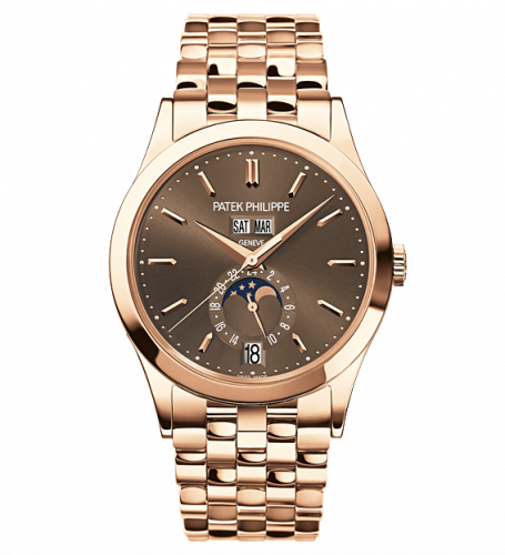 Patek Philippe Annual Calendar 5396 Rose Gold Brown Bracelet 5396/1R-001
