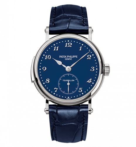 Patek Philippe Tourbillon Minute Repeater 5539 White Gold / Blue 5539G-010