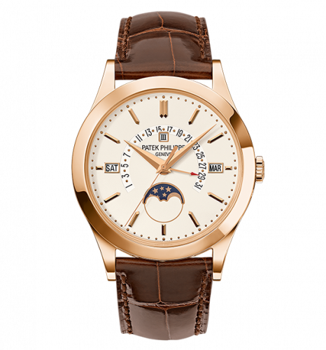 Patek Philippe Perpetual Calendar 5496 Rose Gold / Silver 5496R-001