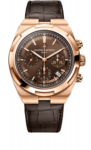 Vacheron Constantin Overseas Chronograph Pink Gold / Brown / Bracelet 5500V/000R-B435