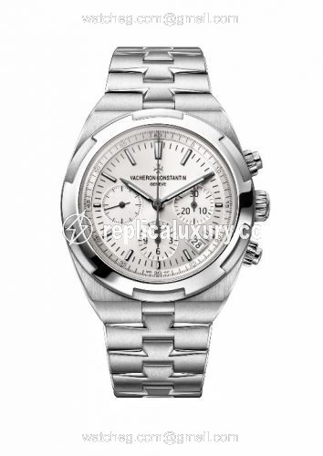 Vacheron Constantin Overseas Chronograph Stainless Steel / Silver 5500V/110A-B075