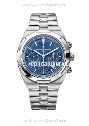 Vacheron Constantin Overseas Chronograph Stainless Steel / Blue 5500V/110A-B148
