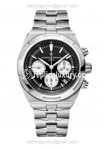Vacheron Constantin Overseas Chronograph Stainless Steel / Black 5500V/110A-B481