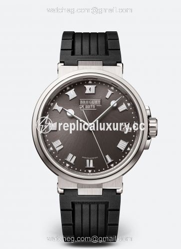 Breguet Marine 5517 Titanium / Slate Grey / Rubber 5517TI/G2/5ZU