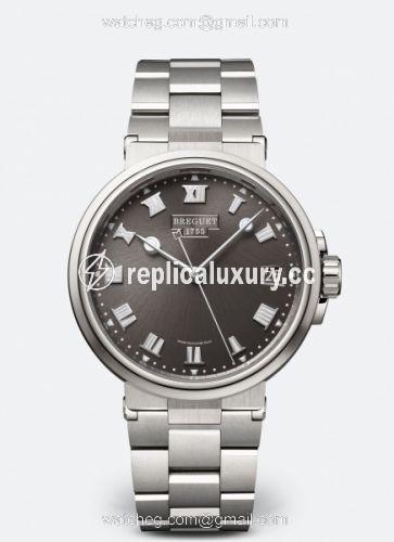 Breguet Marine 5517 Titanium / Slate Grey / Bracelet 5517TI/G2/TZ0