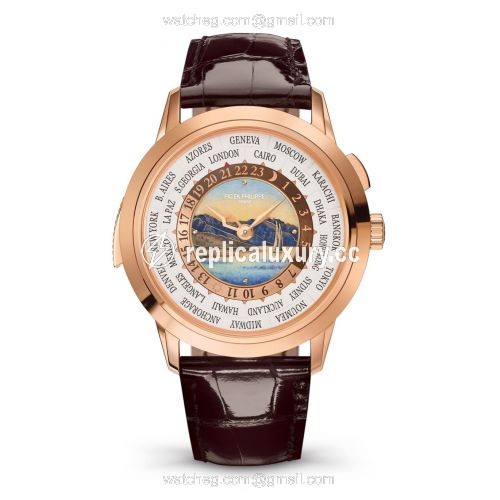 Patek Philippe World Time Minute Repeater Rose Gold / Lavaux / Hong Kong 5531R-001