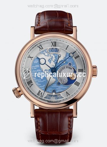 Breguet Classique Hora Mundi 5717 Rose Gold / America 5717BR/US/9ZU