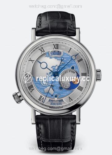 Breguet Classique Hora Mundi 5717 Platinum / Asia - Oceania 5717PT/AS/9ZU