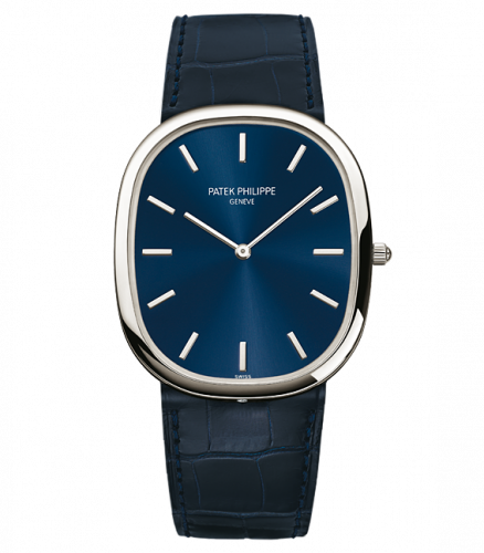 Patek Philippe Golden Ellipse 5738 Platinum / Blue 5738P-001