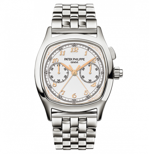 Patek Philippe Split-Seconds Chronograph 5950 Stainless Steel / Silver / Bracelet 5950/1A-013