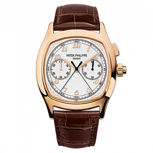 Patek Philippe Split-Seconds Chronograph 5950 Rose Gold / Silver 5950R-001