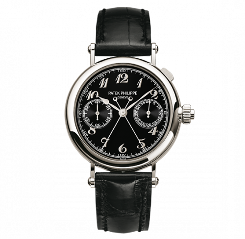 Patek Philippe Split-Seconds Chronograph 5959 Platinum / Black 5959P-011