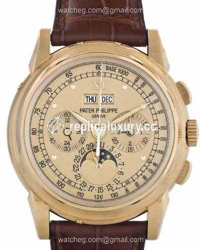 Patek Philippe Perpetual Calendar Chronograph 5970 Yellow Gold / Gold 5970J-Roman