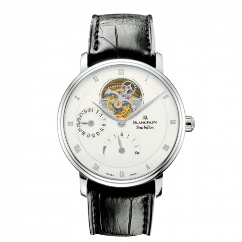 Blancpain Villeret Tourbillon 8 Jours White Gold / Opaline 6025-1542-55B