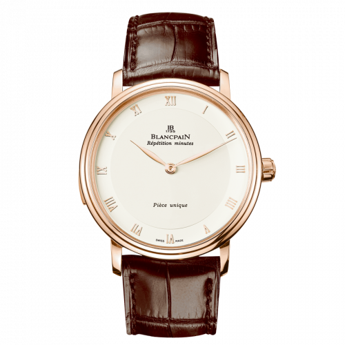 Blancpain Villeret Tourbillon Minute Repeater Automata Red Gold / Opaline 6033-3642-55