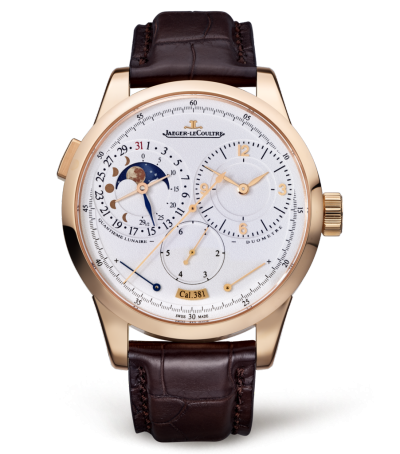 Jaeger-LeCoultre Duometre Quantieme Lunaire Pink Gold / Silver / Alligator 6042421