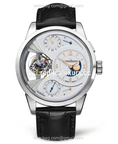 Jaeger-LeCoultre Duometre Spherotourbillon Moon Platinum / Silver 6086420