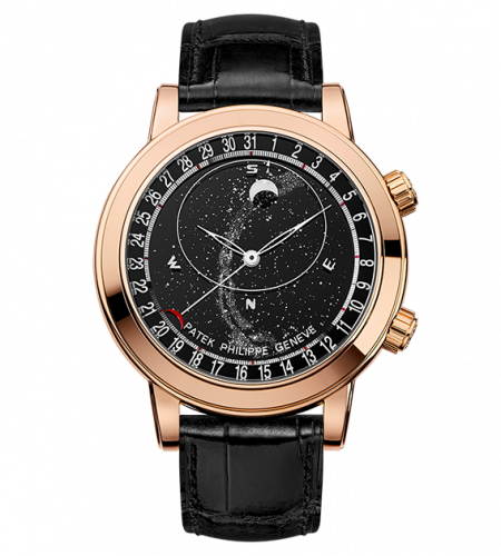 Patek Philippe Celestial 6102 Rose Gold / Black 6102R-001