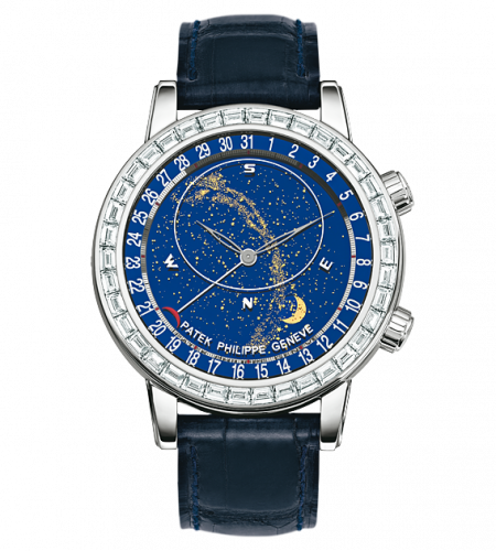 Patek Philippe Celestial 6104 White Gold / Blue 6104G-001